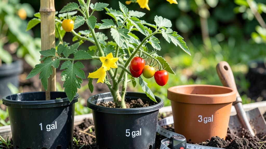 How Many Gallon Pot Needed for a Tomato Plant: Size Guide by Variety and Growth Stage