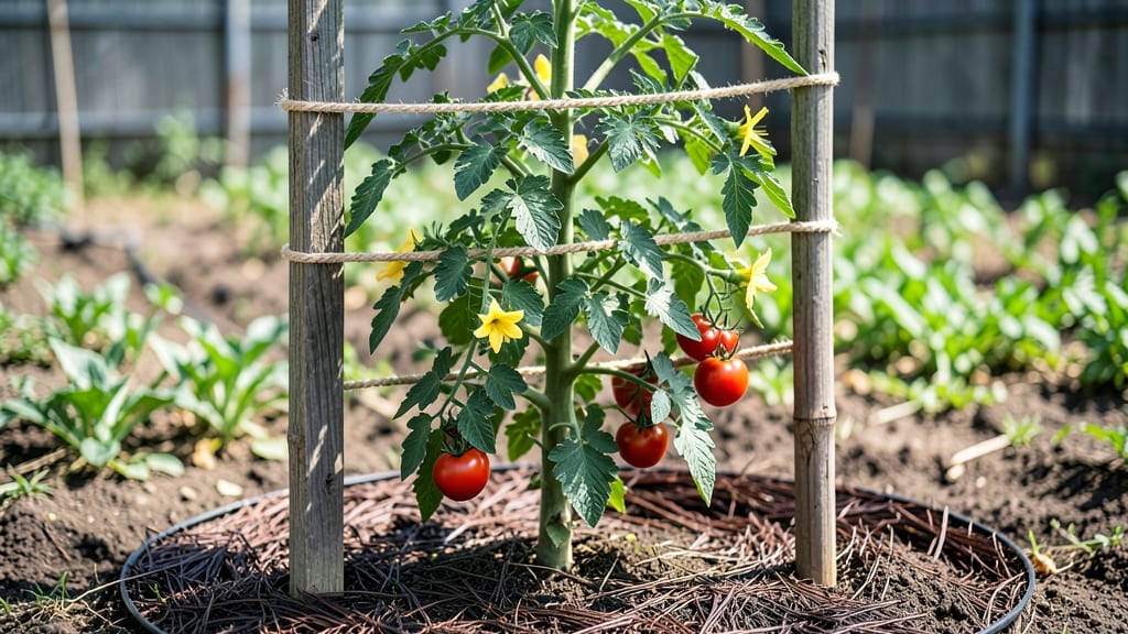 Tomato Trellis Rope: Vertical Space-Saving Solution for Towering Plants
