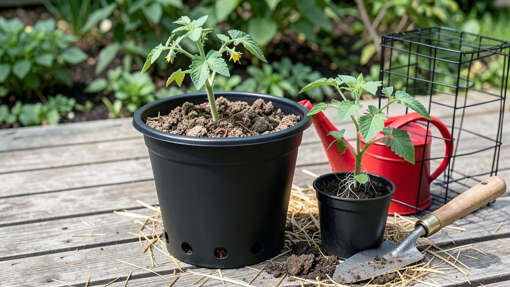 Tomato Plants in Buckets: Space-Saving Success for Balconies